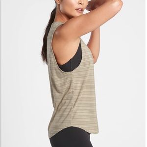ATHLETA Cloudlight Striped Muscle Tank Top